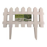 Kit 9 Cercas Plastica Decorativa Jardim Inglês 3,64m Gramado