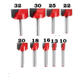 Kit 9 Fresas Desbaste 10 A 32mm Cnc Router Tupia Spindle 