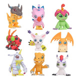 Kit 9 Miniaturas Digimon Agumon Personagens