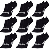 Kit 9 Pares Meias Puma Juvenil Soquete Invisível Cano Baixo