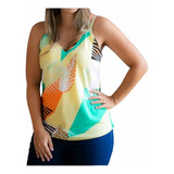 Kit 9 Regata Blusa Alcinha Blusinha Feminina Alca Larga