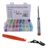 Kit 90 Fusivel Autotivo Lamina Com Extrator Varios Amperes