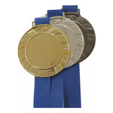 Kit 90 Medalhas Esportivas Personalizar 4,3cm Premiação Lote