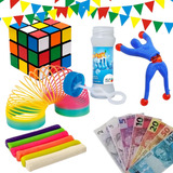 Kit 90 Prenda Brinde Festa Junina Com Brinquedos Criativos