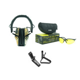 Kit Abafador Eletrônico Óculos De Proteção