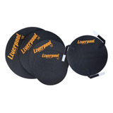 Kit Abafador Tambores 10 12 14 16 + Bumbo 22 Liverpool Eva