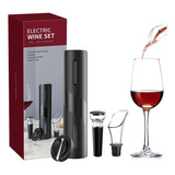 Kit Abridor De Garrafa Vinho Saca Rolha Elétrico Automático