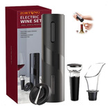 Kit Abridor Elétrico Garrafa De Vinho