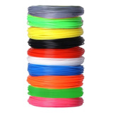 Kit Abs 10 Cores 150 M Refil Filamento Caneta 3d Impressora
