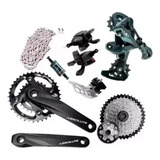 Kit Absolute Transmissão 2x9 18v Pedivela Corrente K7 11/40