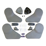 Kit Acab.banco Gol/saveiro/parati G2 G3 G4 /2pts-cinza G5 G6
