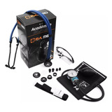 Kit Acadêmico Black Esfigmomanômetro E Estetoscópio Cor Azul Sem Desenho