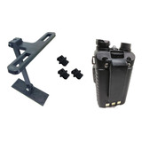 Kit Acessório Veicular P/radio Baofeng Uv-5r Trava+case+clip