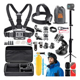 Kit Acessorios Gopro 7 Black Completo Go Pro Hero 6 5 3 Way