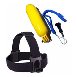 Kit Acessórios Gopro Suporte Cabeça Bastão Flutuante Boia