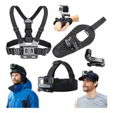 Kit Acessórios Gopro Suporte Peito Cabeça