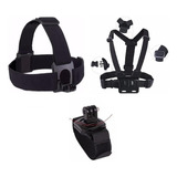 Kit Acessórios Gopro Suportes Cabeça/ Pulso/