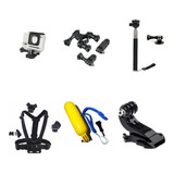 Kit Acessórios Hero 3 Suporte Peito Bike Bastão Flutuante