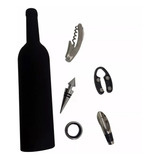 Kit Acessórios P/ Vinho Garrafa 6 Peças Saca Rolhas Abridor
