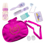 Kit Acessórios Para Bebê Reborn Mamadeira Fralda Escova 