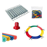 Kit Acessórios Para Reposição Pula Pula De 3,05m Chicoplay Cor Da Proteção De Molas Colorida