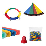 Kit Acessórios Sem Mola Chicoplay Para Cama Elástica 4,27m