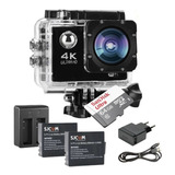 Kit Action Câmera 4k + Sd