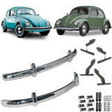 Kit Adaptacao Parachoque Suporte Fusca Europeu 57 69 78 96