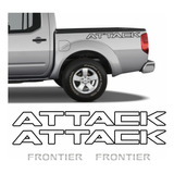 Kit Adesivo Attack Nissan Frontier 2012 2013 2014 2015 2016