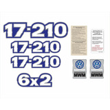 Kit Adesivo Compatível 17-210 6x2 Emblema