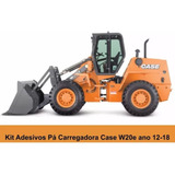 Kit Adesivo Compatível Case W20e Pá Carregadeira 2012 A 2018