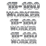 Kit Adesivo Compatível Com Volkswagen 15-180 Worker Cmk58