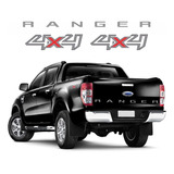 Kit Adesivo Compatível Ranger 4x4 2017