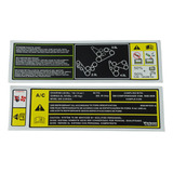 Kit Adesivo Decalque Motor Ar Condicionado F250 1999 A 2011
