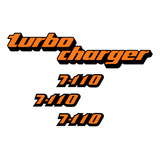 Kit Adesivo Emblema Caminhão Volks 7-110 Turbo Charger