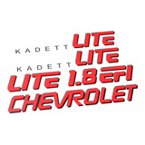 Kit Adesivo Emblema Chevrolet Kadett Lite