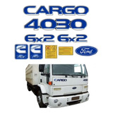 Kit Adesivo Emblema Resinado Ford Cargo