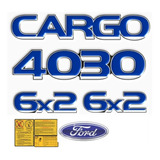Kit Adesivo Emblema Resinado Ford Cargo