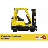 Kit Adesivo Empilhadeira Hyster 60 Completo