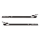 Kit Adesivo Faixa Lateral Faixas Tuning Celta 2 4 Portas Srt