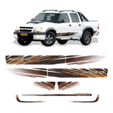 Kit Adesivo Faixa S10 Rodeio 2011 Chevrolet Flex Ou Diesel