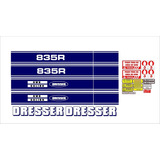 Kit Adesivo Faixas Motoniveladora Dresser 835r