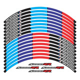 Kit Adesivo Friso Refletivo Roda Moto Bmw S1000rr Fri053