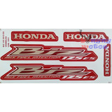 Kit Adesivo Jogo Faixas Moto Honda Biz 125 2012 Es Vermelha