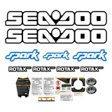 Kit Adesivo Laminado Jet Ski Seadoo Spark 2015 Azul