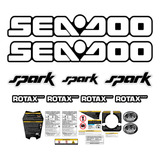 Kit Adesivo Laminado Jet Ski Seadoo Spark 2015 Branco