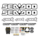 Kit Adesivo Laminado Jet Ski Seadoo Spark 2015 Cinza