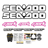 Kit Adesivo Laminado Jet Ski Seadoo Spark 2015 Rosa