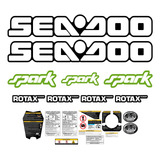 Kit Adesivo Laminado Jet Ski Seadoo Spark 2015 Verde