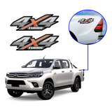 Kit Adesivo Lateral 4x4 Hilux Turbo